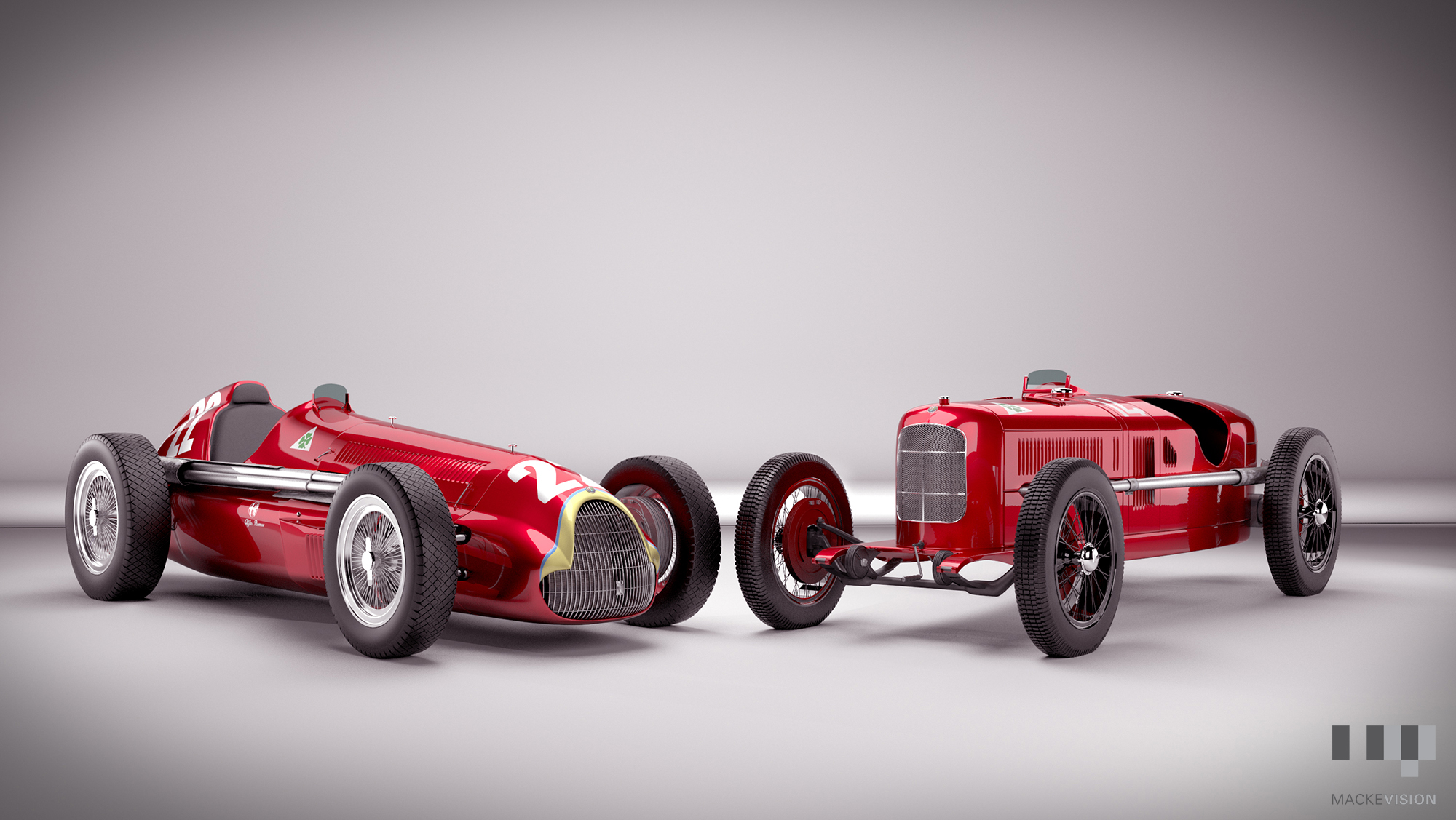 Modeled and Materialled the left vehicle, Afletta, as part of Giulia launch video.